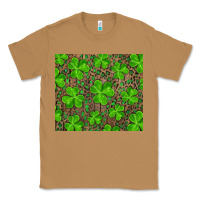 Toasted Coconut shamrock and leopard Classic Tee - RanaPortraitStore