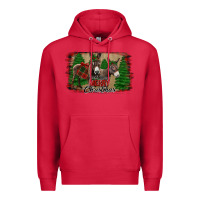 Cardinal donkey christmas Premium Hoodie - Jasminsmagicworld