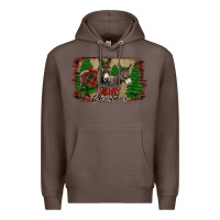 Coffee donkey christmas Premium Hoodie - Jasminsmagicworld