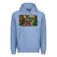 Colony Blue donkey christmas Premium Hoodie - Jasminsmagicworld