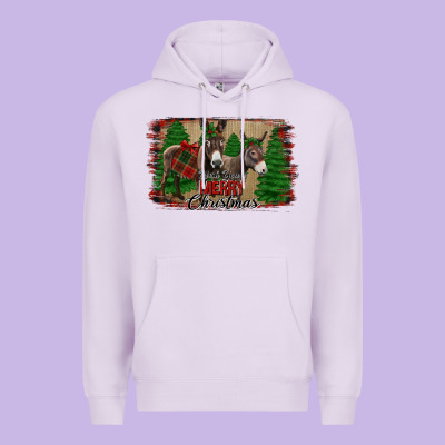 Donkey Christmas Premium Hoodie Designed By Jasminsmagicworld