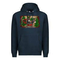 Navy donkey christmas Premium Hoodie - Jasminsmagicworld