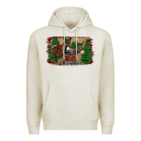 Oatmeal Heather donkey christmas Premium Hoodie - Jasminsmagicworld