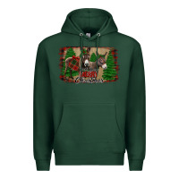 Sports Green donkey christmas Premium Hoodie - Jasminsmagicworld