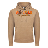 Vintage Coffee Fall Gobble Gobble Til You Wobble Vintage Hoodie - LillyAllenDesigns