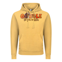 Vintage Mustard Fall Gobble Gobble Til You Wobble Vintage Hoodie - LillyAllenDesigns