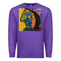 Purple picasso original Premium Sweatshirt - artisFamous