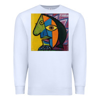 White picasso original Premium Sweatshirt - artisFamous