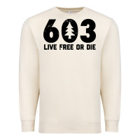 Sandshell live free or die 603 tree Premium Sweatshirt - artisFamous