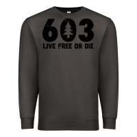 Smoke live free or die 603 tree Premium Sweatshirt - artisFamous