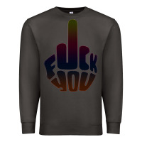 Smoke fuck you middle finger Premium Sweatshirt - artisFamous