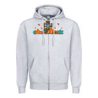 Heather Grey thankful cross pumpkin Zipper Hoodie - JahusDesignShop