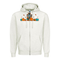 Oatmeal Heather thankful cross pumpkin Zipper Hoodie - JahusDesignShop