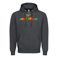 Smoke thankful cross pumpkin Zipper Hoodie - JahusDesignShop
