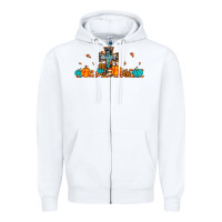 White thankful cross pumpkin Zipper Hoodie - JahusDesignShop
