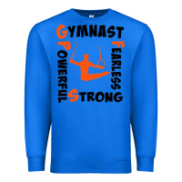 True Royal awesome gymnastics boy gymnast power strong Premium Sweatshirt - artisFamous