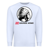 White savage Premium Sweatshirt - artisFamous