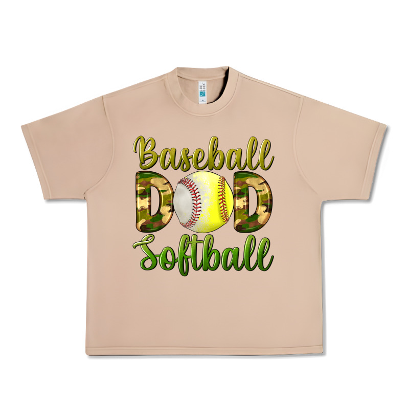 Baseball Dad Softball Urban Heavy Tee by BundleAndBundleShop | Teevron