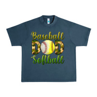 Midnight Navy Baseball Dad Softball Urban Heavy Tee - BundleAndBundleShop
