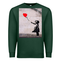 Sports Green banksy, hope Premium Sweatshirt - artisFamous
