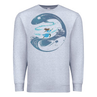 Heather Grey Avatar Katara Premium Sweatshirt - artisFamous