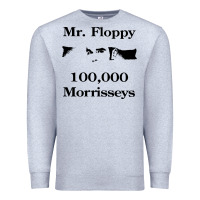 Heather Grey mr floppy Premium Sweatshirt - artisFamous