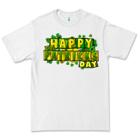 White Happy St. Patrick's Day Premium Tee - HowdyJamesFarm