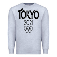 Heather Grey Olympic RingTokyo 2020 Premium Sweatshirt - artisFamous
