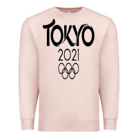 Pale Pink Olympic RingTokyo 2020 Premium Sweatshirt - artisFamous