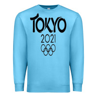 Ocean Blue Olympic RingTokyo 2020 Premium Sweatshirt - artisFamous