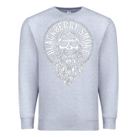 Heather Grey blackberry smoke’s Premium Sweatshirt - artisFamous