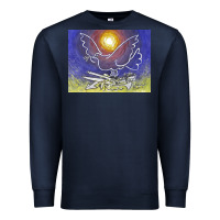 Navy pablo picasso signed & hand Premium Sweatshirt - artisFamous