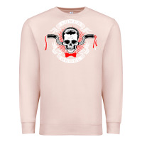 Pale Pink loner rebel Premium Sweatshirt - artisFamous