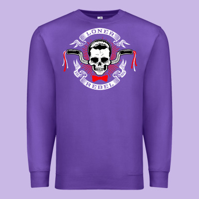 Loner Rebel Premium Sweatshirt Designed By Artisfamous