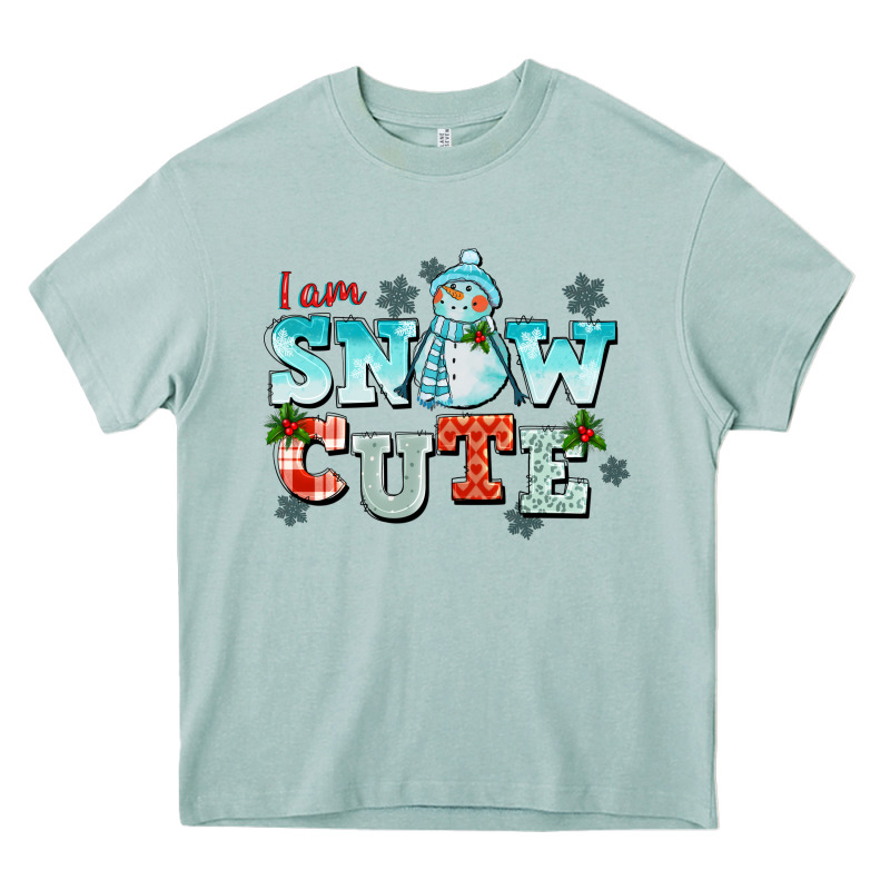 I Am Snow Cute Heavy Core Tee by CowGirlArtShop | Teevron