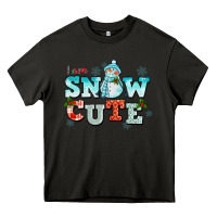 Asphalt i am snow cute Heavy Core Tee - CowGirlArtShop