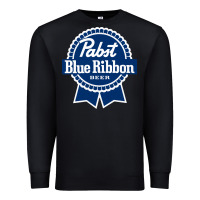 Black pabst blue ribbon Premium Sweatshirt - artisFamous