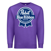 Purple pabst blue ribbon Premium Sweatshirt - artisFamous