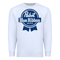 White pabst blue ribbon Premium Sweatshirt - artisFamous