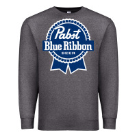 Charcoal Heather pabst blue ribbon Premium Sweatshirt - artisFamous