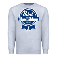 Heather Grey pabst blue ribbon Premium Sweatshirt - artisFamous