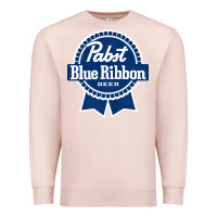 Pale Pink pabst blue ribbon Premium Sweatshirt - artisFamous
