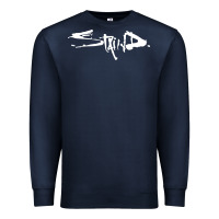 Navy staind Premium Sweatshirt - artisFamous