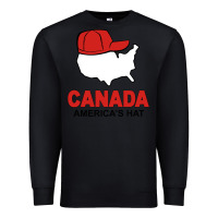 Black canada america's hat Premium Sweatshirt - artisFamous