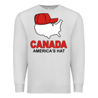 Dove Grey canada america's hat Premium Sweatshirt - artisFamous