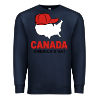 Navy canada america's hat Premium Sweatshirt - artisFamous