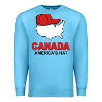 Ocean Blue canada america's hat Premium Sweatshirt - artisFamous