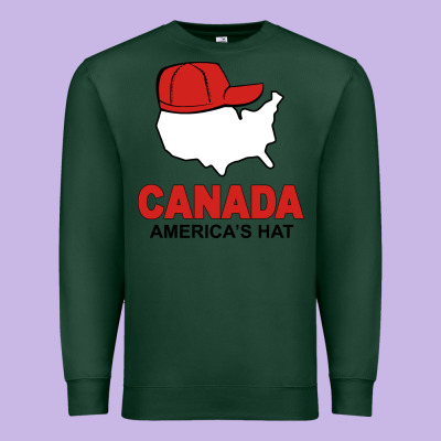 Canada America's Hat Premium Sweatshirt Designed By Artisfamous