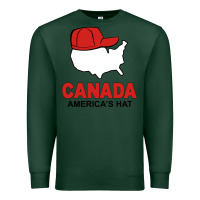 Sports Green canada america's hat Premium Sweatshirt - artisFamous