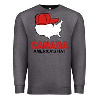 Charcoal Heather canada america's hat Premium Sweatshirt - artisFamous
